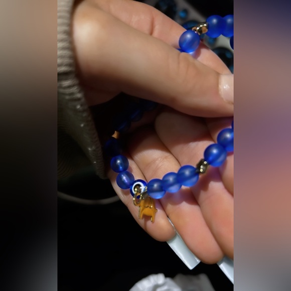 Evil eye bracelet custom made🧿🩵 - Picture 2 of 3